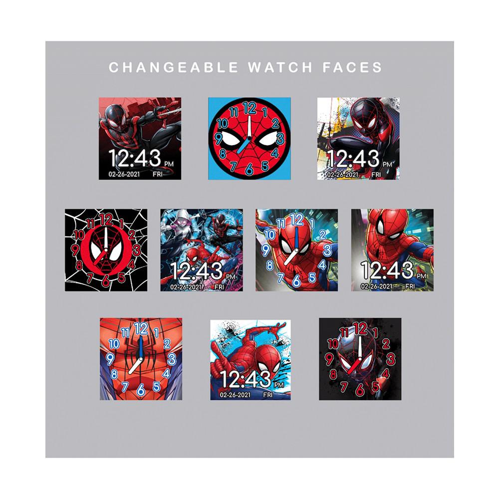 Kid's Spiderman Black Silicone Strap Smart Watch 46x41mm商品第4张图片规格展示