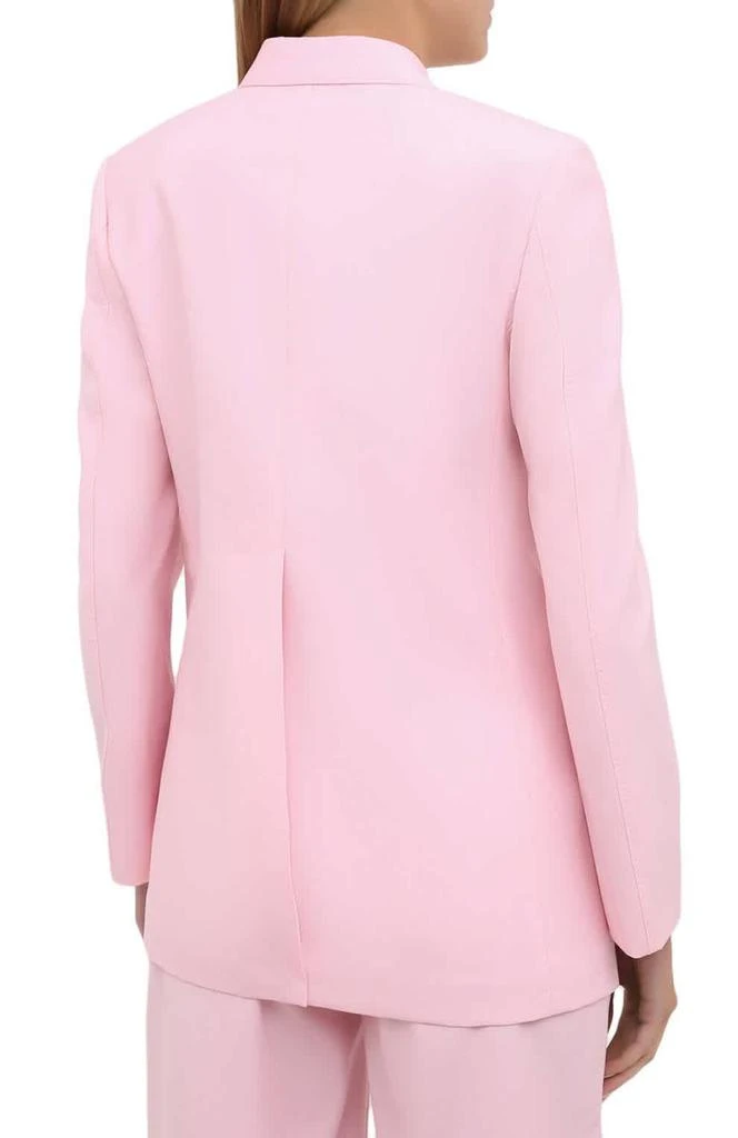 商品Burberry|Ladies Soft Pink Double-Breasted Tumbled Wool Blazer,价格¥2290,第3张图片详细描述