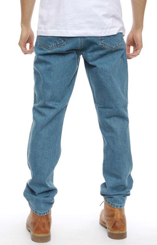 (B18) Straight/Traditional Fit Tapered Leg Jeans - Stonewash商品第4张图片规格展示