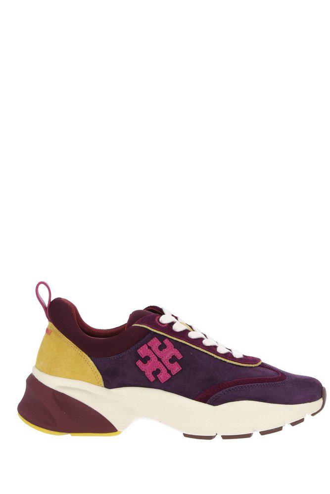 Tory Burch Good Luck Lace-Up Sneakers商品第1张图片规格展示