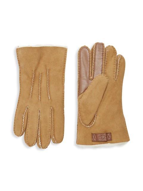 商品UGG|Men's Contrast Sheepskin Touch Tech Gloves,价格¥1164,第3张图片详细描述