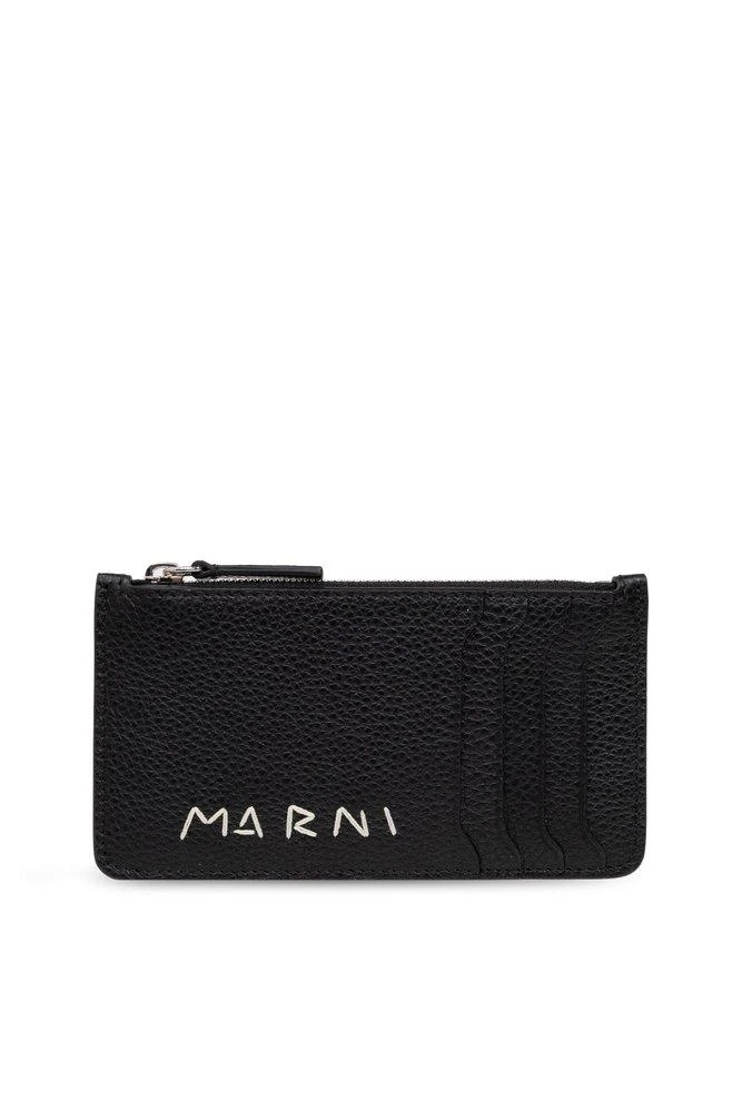 商品Marni|Marni Logo Detailed Zipped Cardholder,价格¥1836,第1张图片