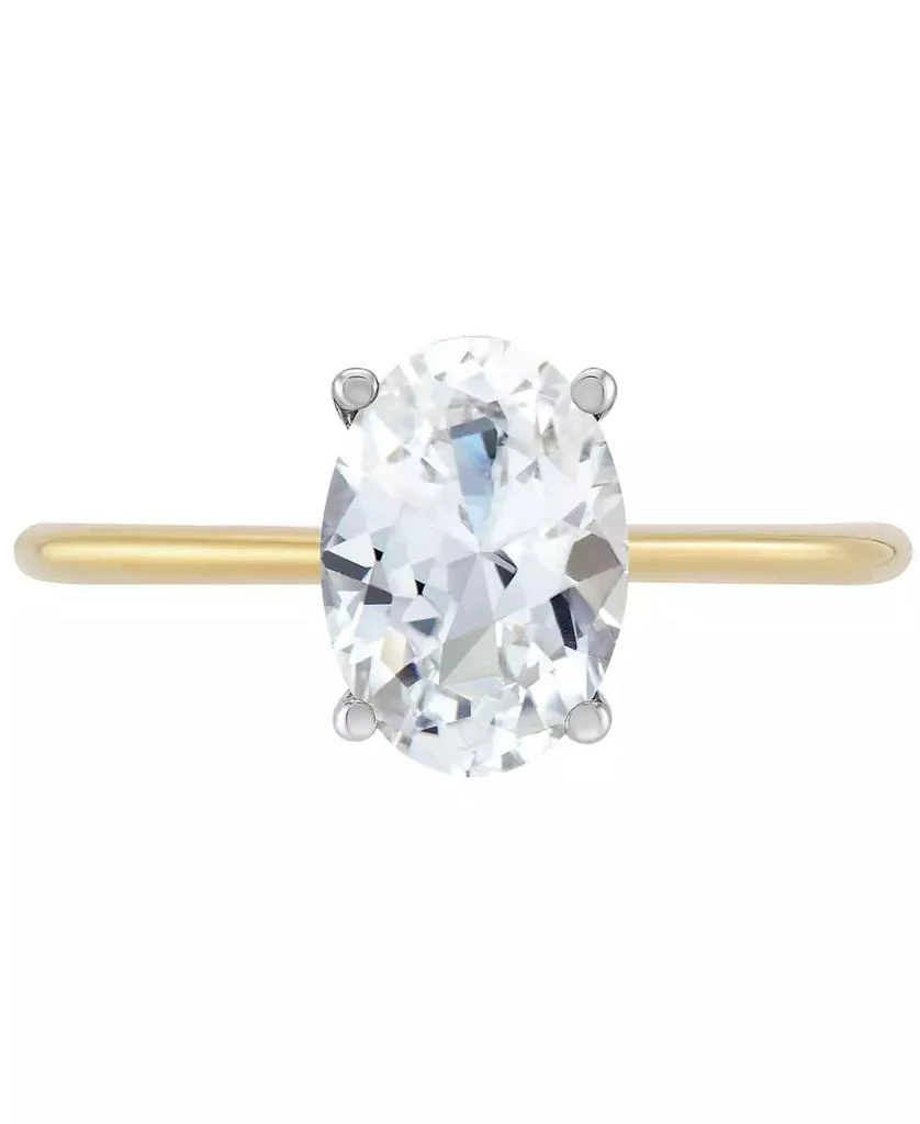商品Grown With Love|IGI Certified Lab Grown Diamond Oval Solitaire Engagement Ring (2 ct. t.w.) in 14k Gold,价格¥15625,第3张图片详细描述