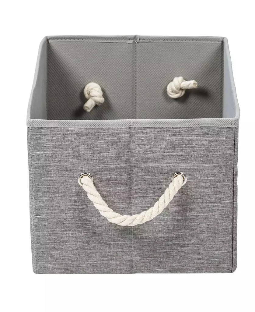 商品Honey Can Do|Set of 3 Large Fabric Storage Bins with Handles, Heather,价格¥228,第4张图片详细描述