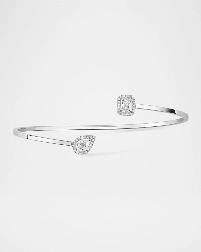 商品Messika|My Twin 18K White Gold Thin Bangle Bracelet,价格¥29164,第2张图片详细描述