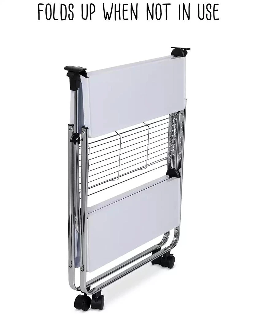 Modern Foldable Rolling Kitchen Cart 商品