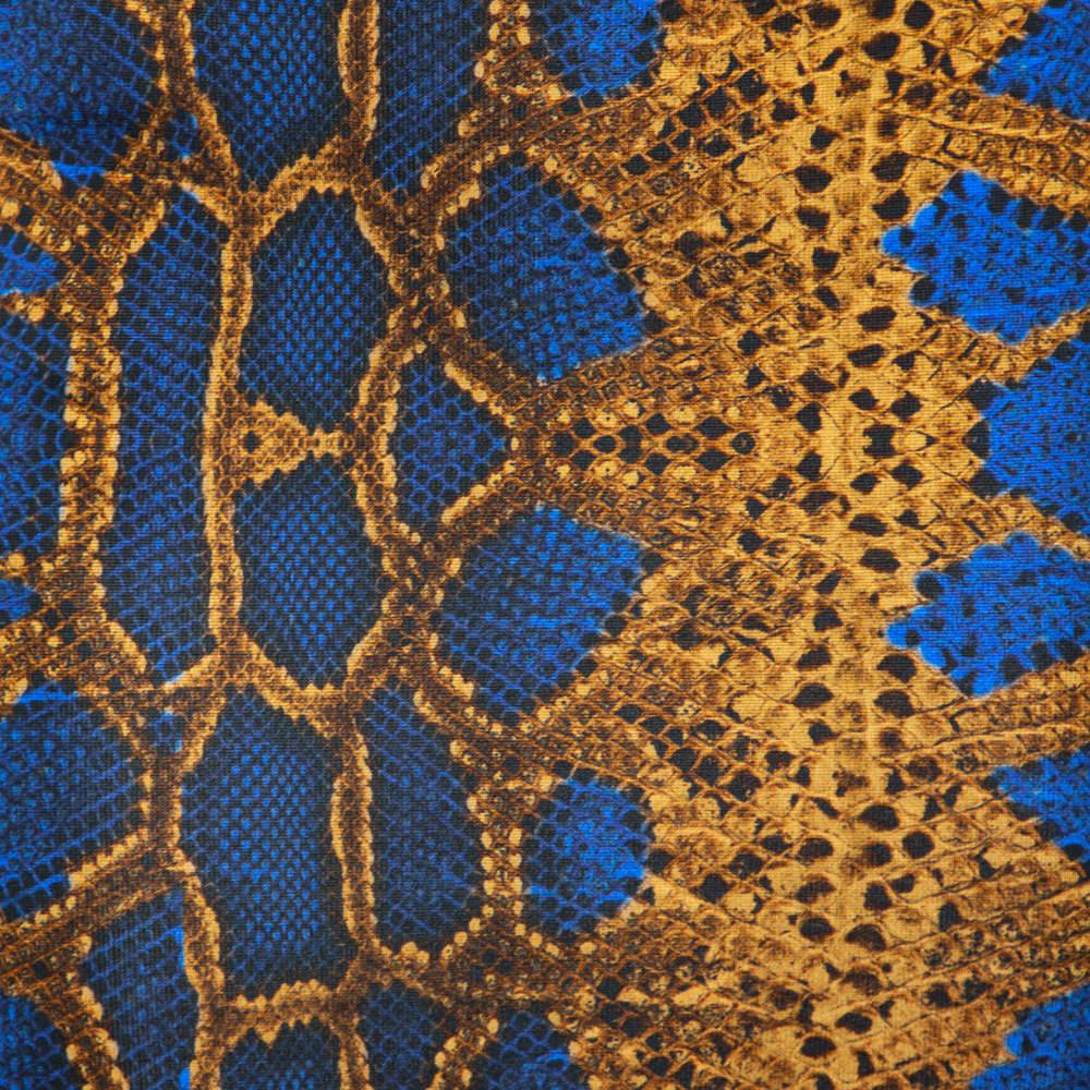 Just Cavalli Multicolored Snake Print Jersey Skirt XS商品第4张图片规格展示
