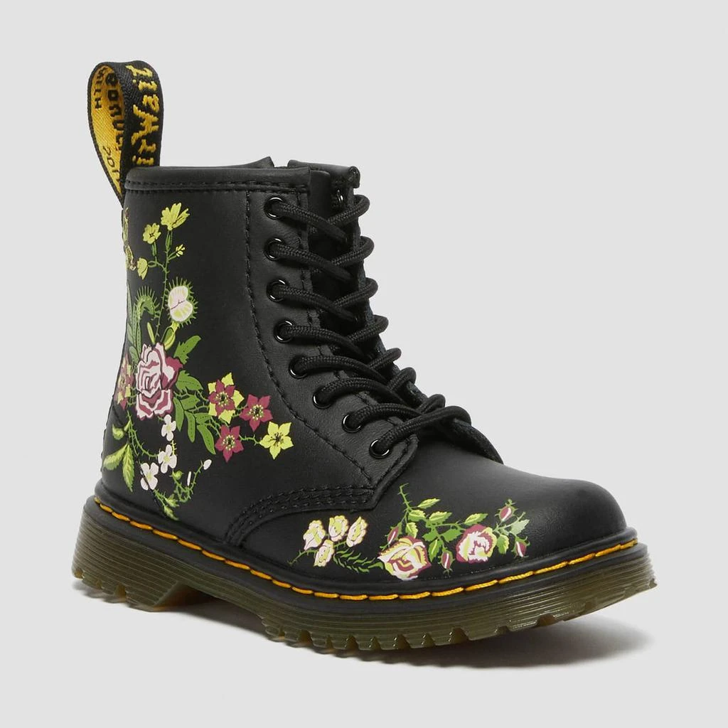 商品Dr. Martens|Dr. Martens Toddlers' 1460 Hydro Lace Boots - Black Bloom,价格¥349,第1张图片