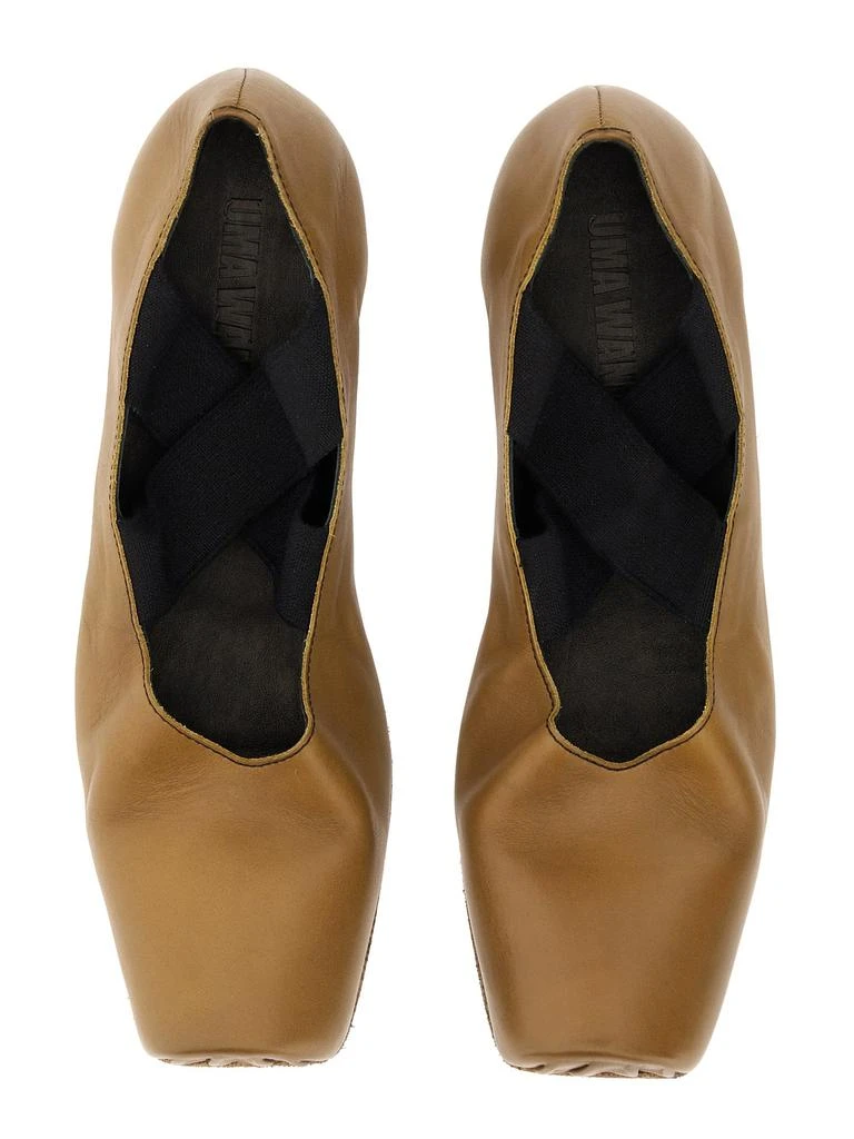 商品Uma Wang|Uma Wang Leather Ballerina,价格¥4270,第4张图片详细描述