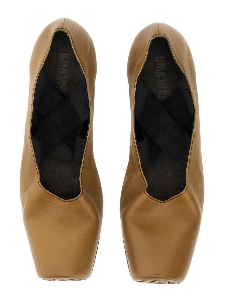 商品Uma Wang|Uma Wang Leather Ballerina,价格¥4459,第6张图片详细描述