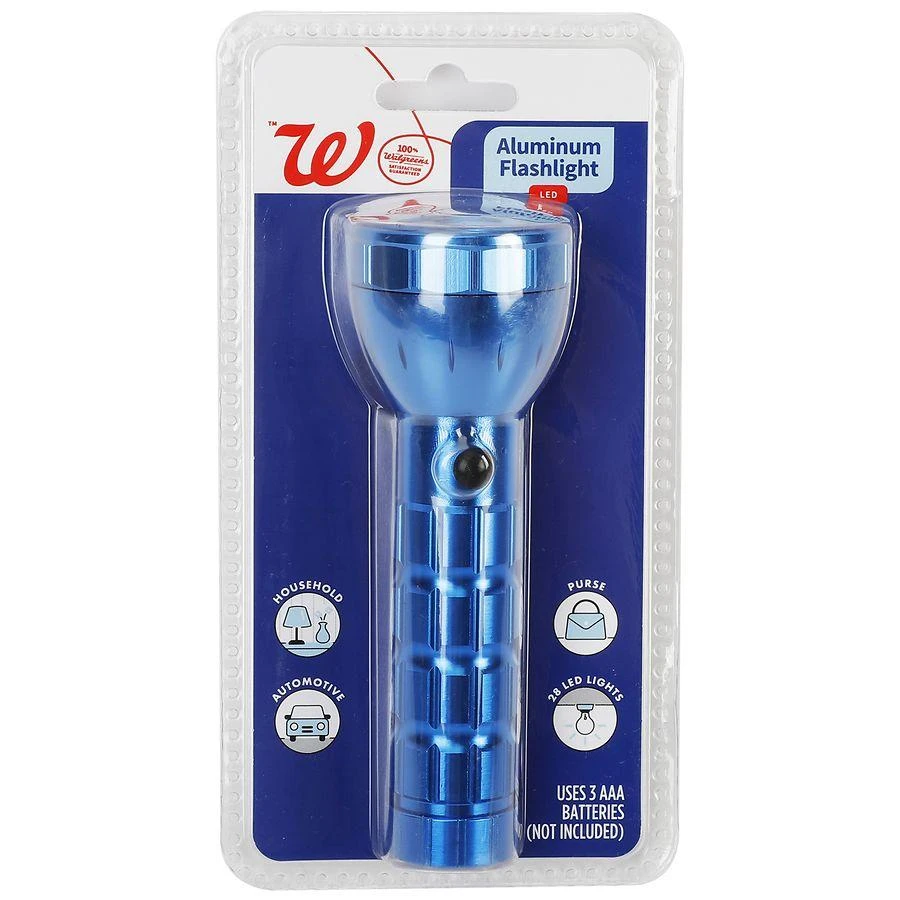 商品Walgreens|LED Aluminum Flashlight,价格¥37,第1张图片