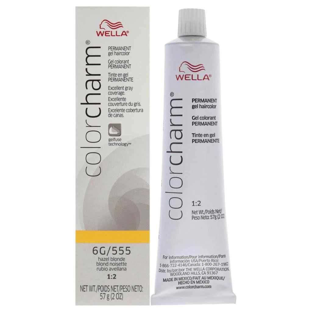 商品Wella|Color Charm Permanent Hair Color Gel - 6G 555 Haze Blonde by  for Unisex - 2 oz Hair Color,价格¥131,第4张图片详细描述