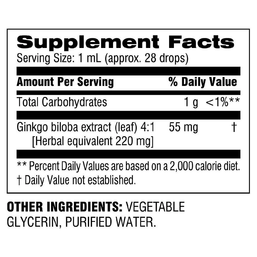 商品Botanic Choice|Ginkgo Leaf Liquid Extract,价格¥67,第2张图片详细描述