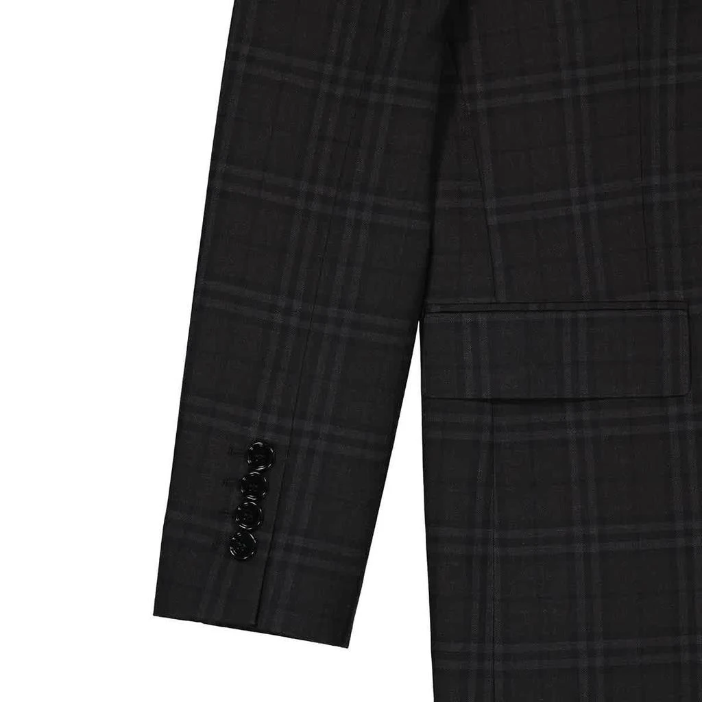 商品Burberry|Burberry Ladies Dark Charcoal Check Pattern Blazer Jacket, Brand Size 6 (US Size 4),价格¥3183,第3张图片详细描述