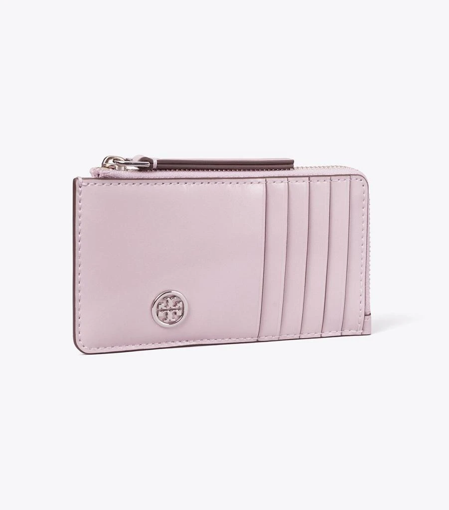 商品Tory Burch|Robinson Spazzolato Top-Zip Card Case,价格¥1070,第1张图片