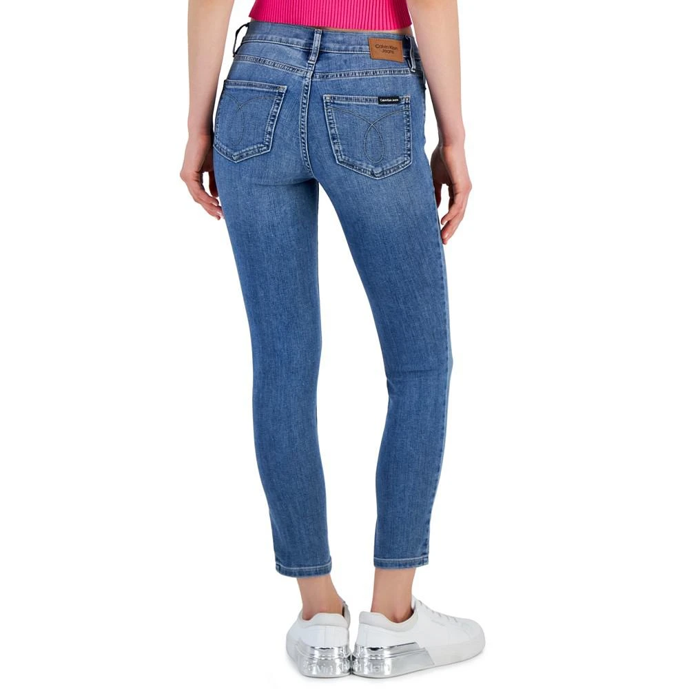 商品Calvin Klein|Petite High Rise 25" and 27" Skinny Ankle Jeans,价格¥391,第2张图片详细描述