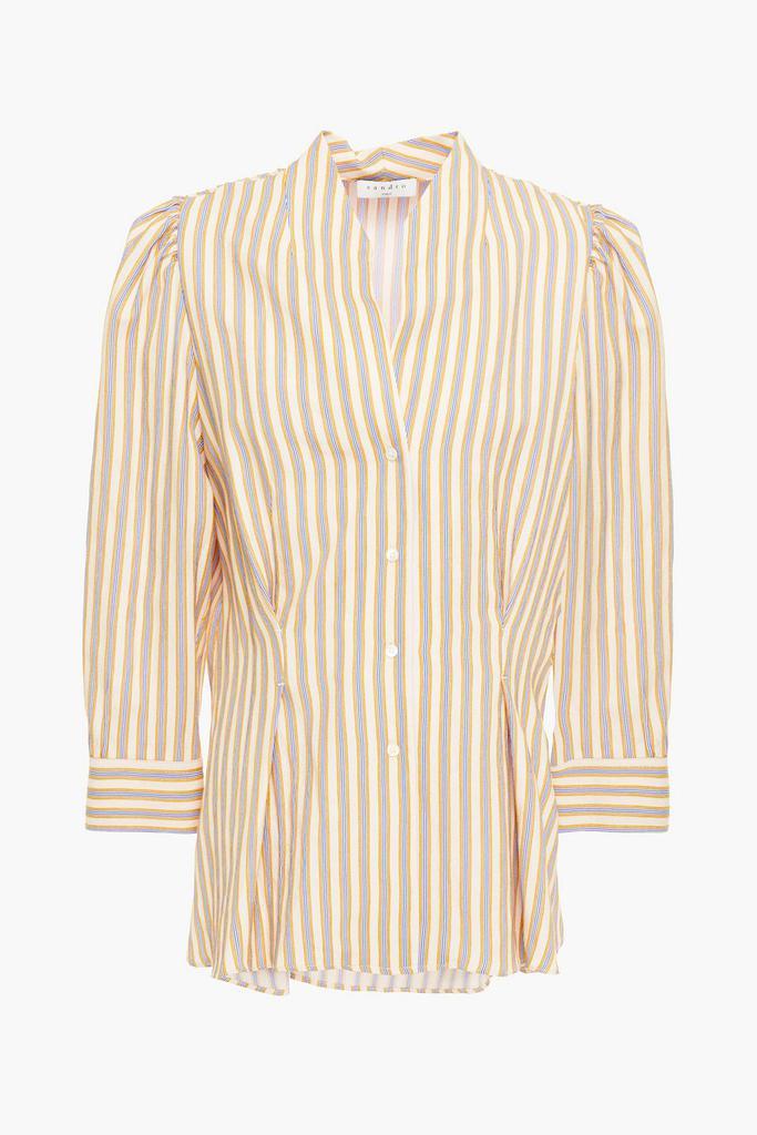 商品Sandro|Aya striped woven shirt,价格¥649,第5张图片详细描述