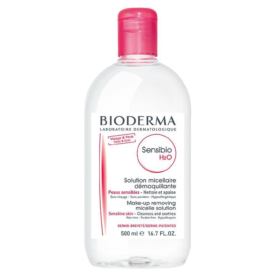 商品Bioderma|贝德玛 舒妍洁肤卸妆水 粉水 500ml,价格¥123,第1张图片