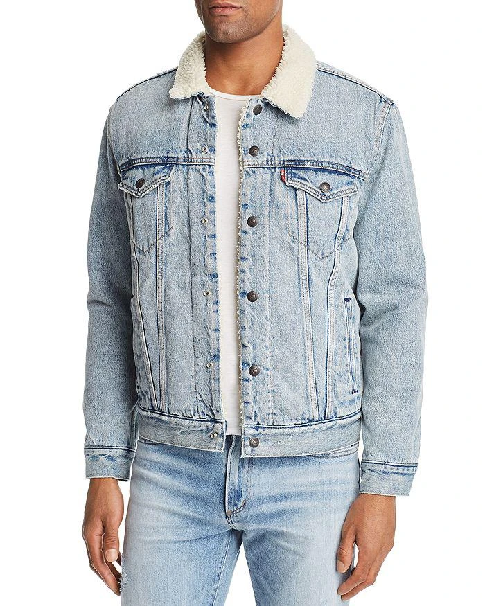 商品Levi's|Faux Shearling-Lined 牛仔夹克,价格¥761,第1张图片