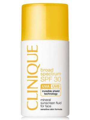商品Clinique|Broad Spectrum SPF 30 Mineral Sunscreen Fluid for Face,价格¥140,第1张图片