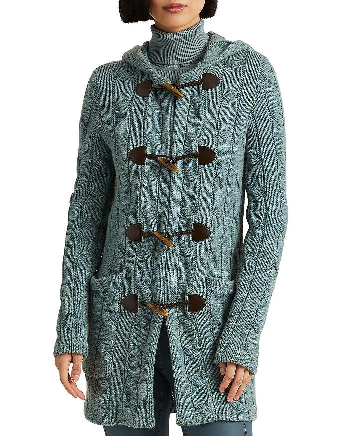 商品Ralph Lauren|Ralph Lauren Hooded Sweater Coat,价格¥1064,第1张图片