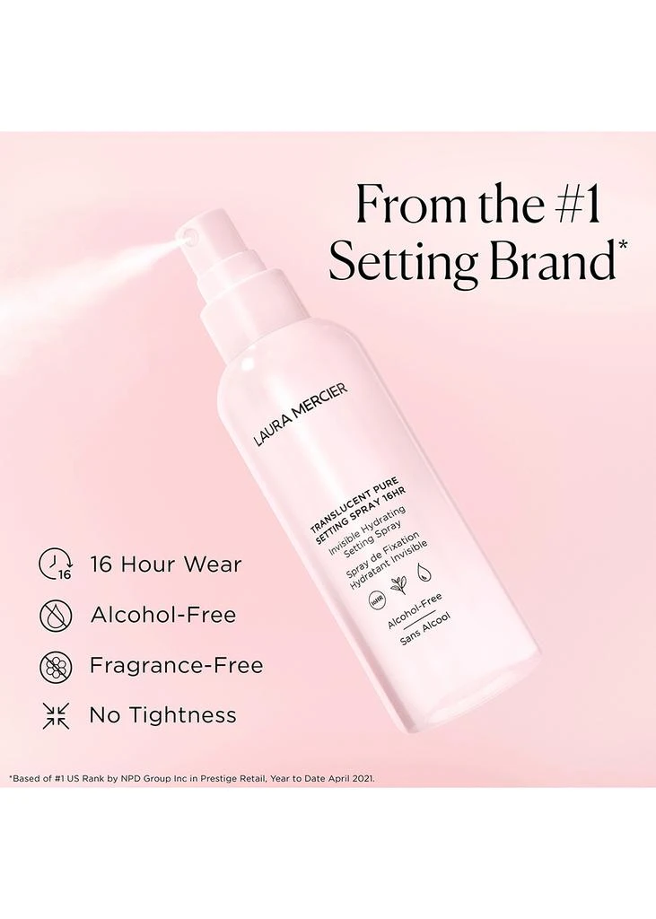 商品Laura Mercier|Translucent Pure Setting Spray 16HR 100ml,价格¥351,第2张图片详细描述