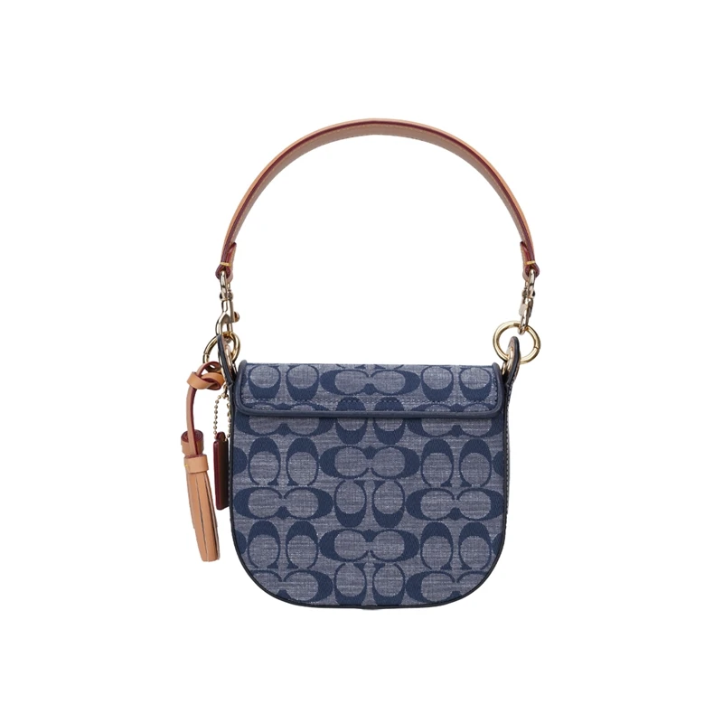 Coach 小号女士皮质单肩斜挎马鞍包 C8512IMDEI 商品