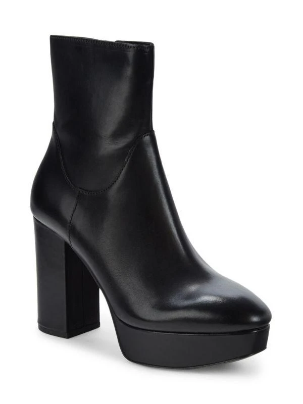 商品Ash|​Amazon Block Heel Leather Ankle Boots,价格¥675,第2张图片详细描述