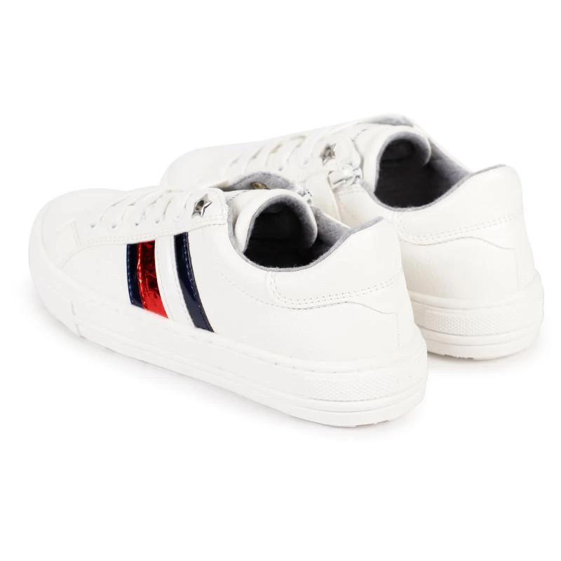 商品Tommy Hilfiger|Logo casual sneakers in white,价格¥541,第2张图片详细描述