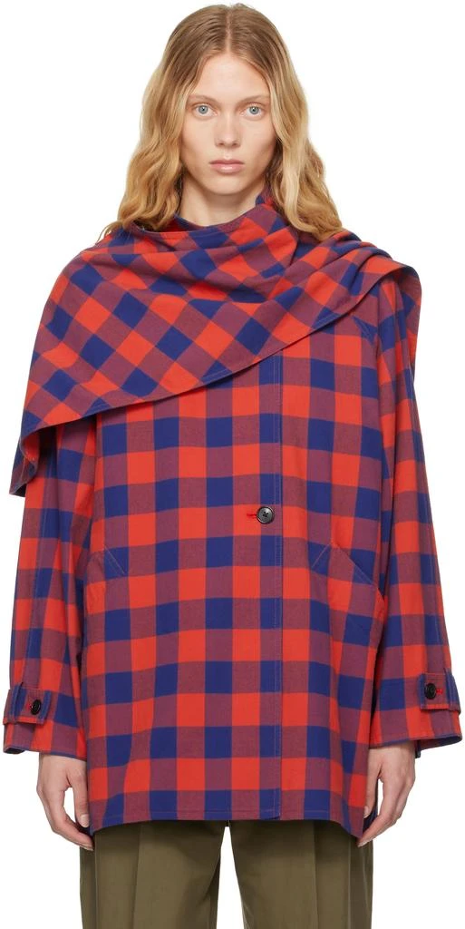 商品The Row|Red & Blue Tina Jacket,价格¥33790,第1张图片