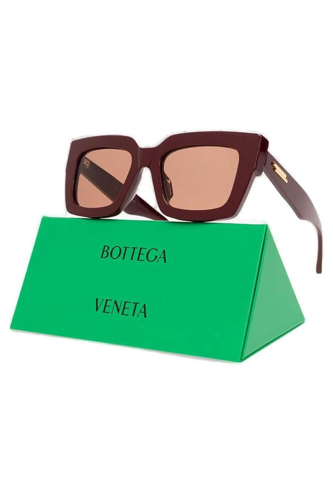 商品Bottega Veneta|Bottega Veneta Eyewear Square Frame Classic Sunglasses,价格¥2409,第2张图片详细描述