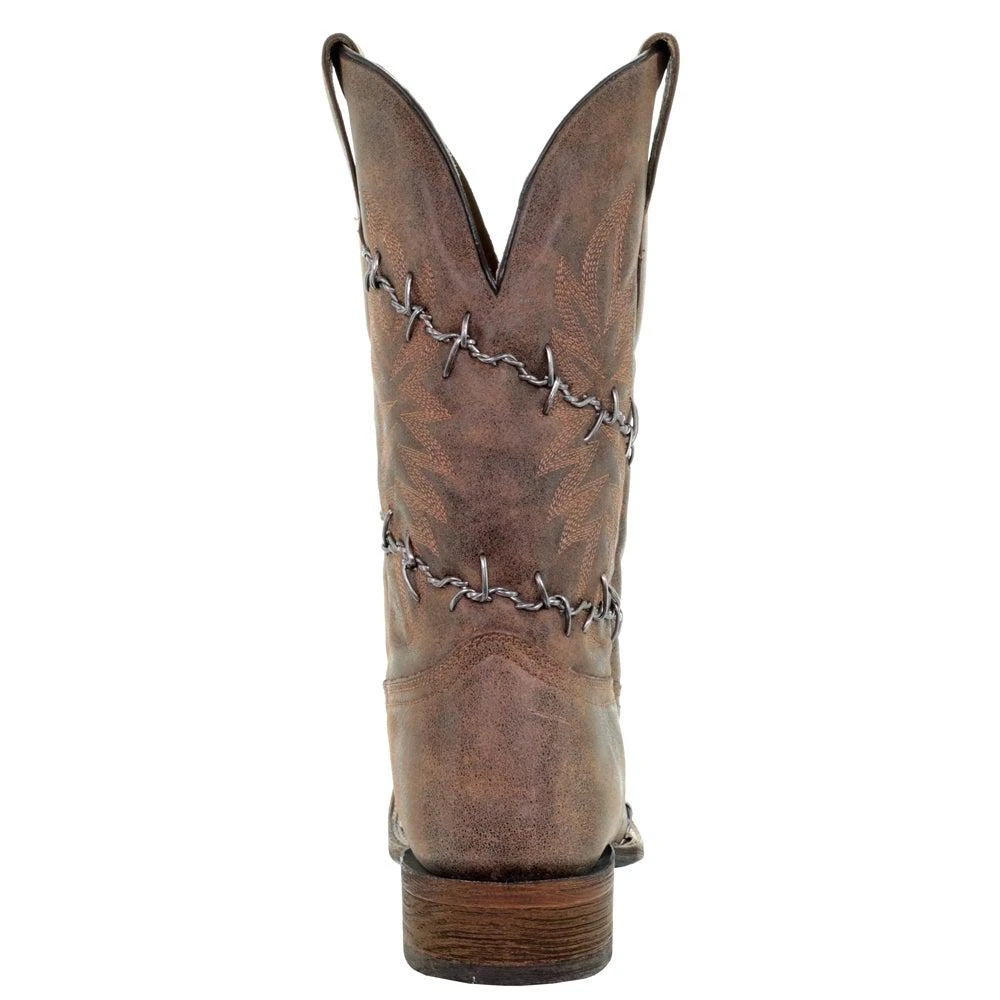 商品Corral Boots|Wire Tooled-Inlay Square Toe Cowboy Boots,价格¥1649,第3张图片详细描述