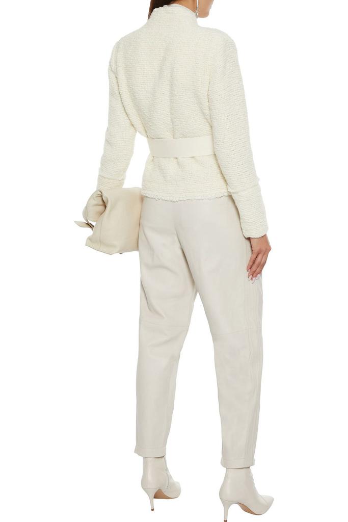 Vipeana belted boucle-knit wrap jacket商品第3张图片规格展示