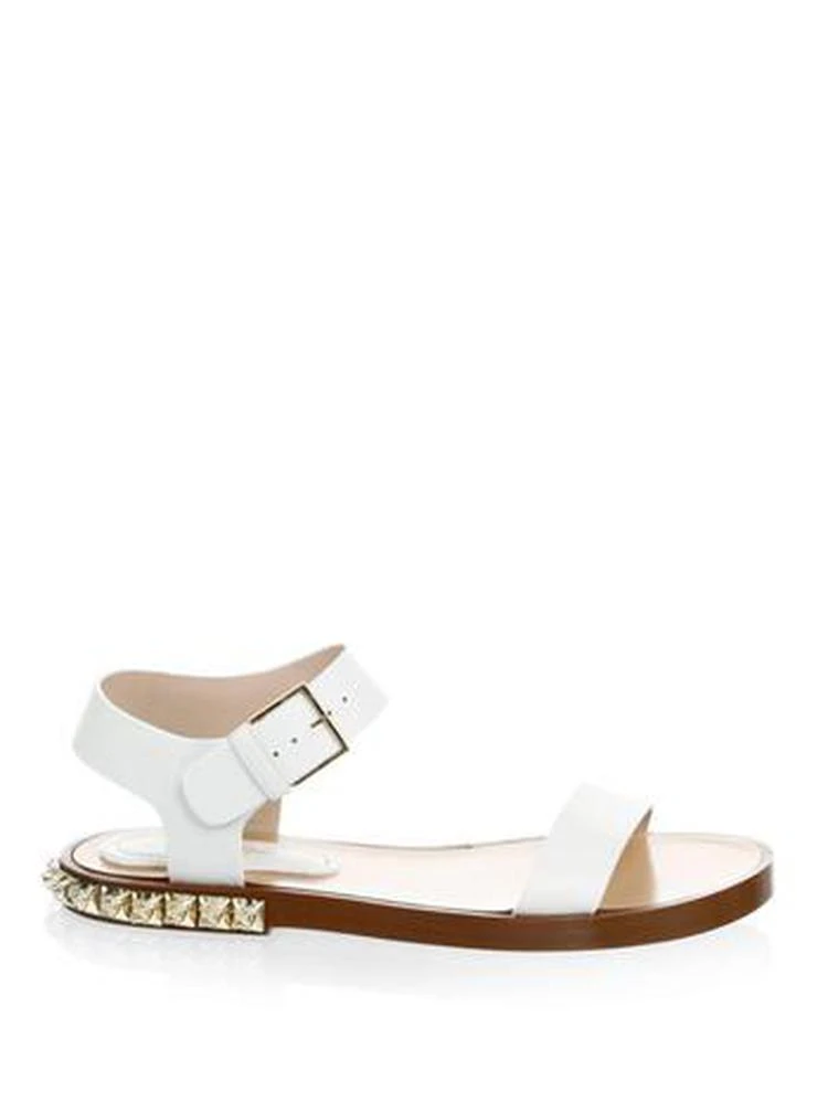 商品Stuart Weitzman|Stuart Weitzman - Leather Ankle-Strap Sandals,价格¥1396,第5张图片详细描述