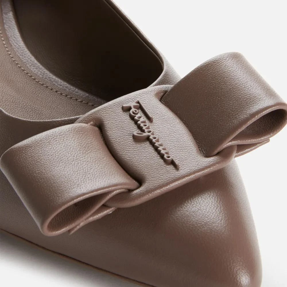 商品Salvatore Ferragamo|Salvatore Ferragamo Women's Viva Ballet Flats,价格¥3123,第4张图片详细描述