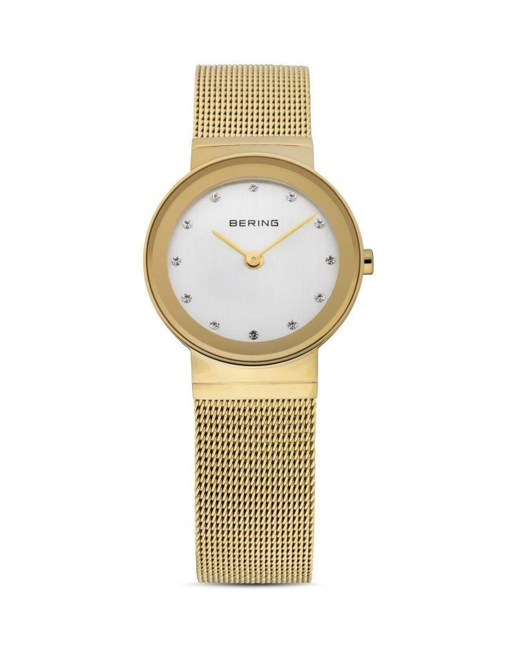 商品Bering|Classic Mesh Strap Watch, 26mm,价格¥332,第1张图片