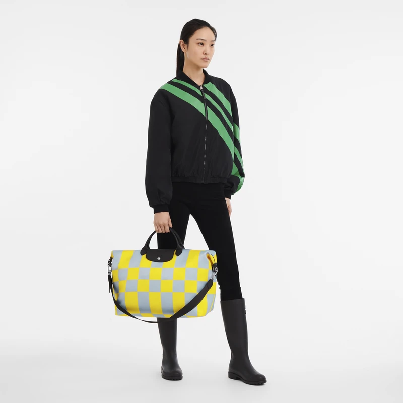 商品Longchamp|Longchamp 女士旅行包 L1624HDCG71 黄色,价格¥3390,第3张图片详细描述