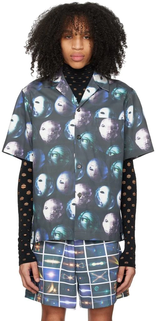 商品Maisie Wilen|SSENSE Exclusive Black Calcium Shirt,价格¥1080,第1张图片