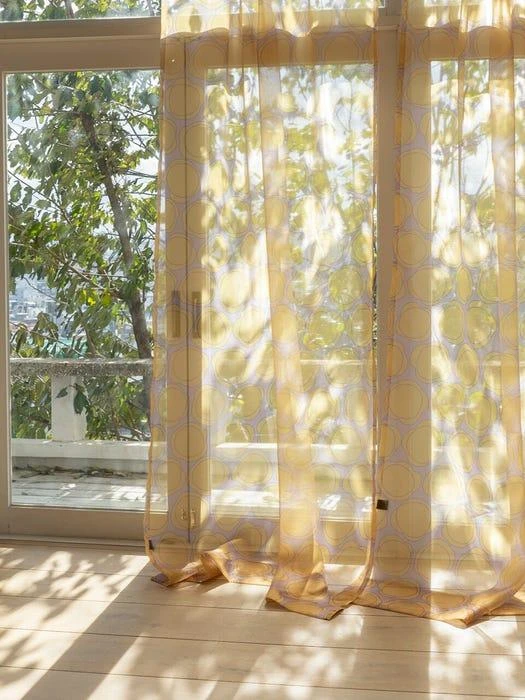 商品DROPDROPDROP|Softy Moonlight Sheer Glam Curtain,价格¥809,第3张图片详细描述