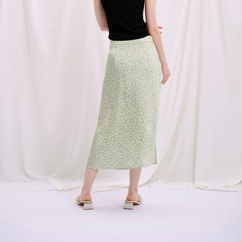 Annabell 半裙 - 薄荷绿印花  | Annabell Skirt - Mint Floral 商品