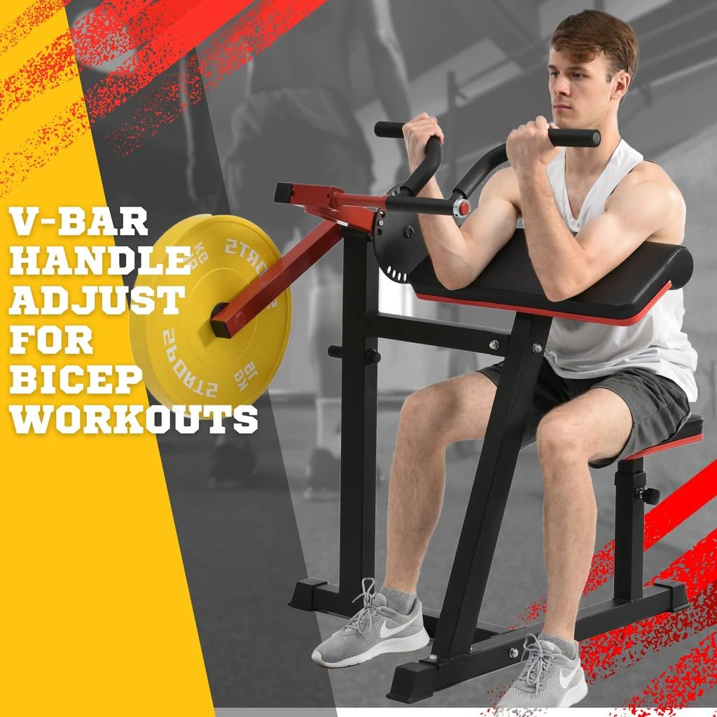 商品Simplie Fun|Bicep Tricep Curl Machine,价格¥5137,第3张图片详细描述