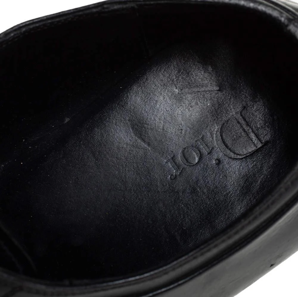 Dior Black Leather Oxfords Size 41 商品