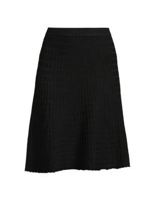 商品Max Studio|Waffle Knit Skirt,价格¥151,第3张图片详细描述