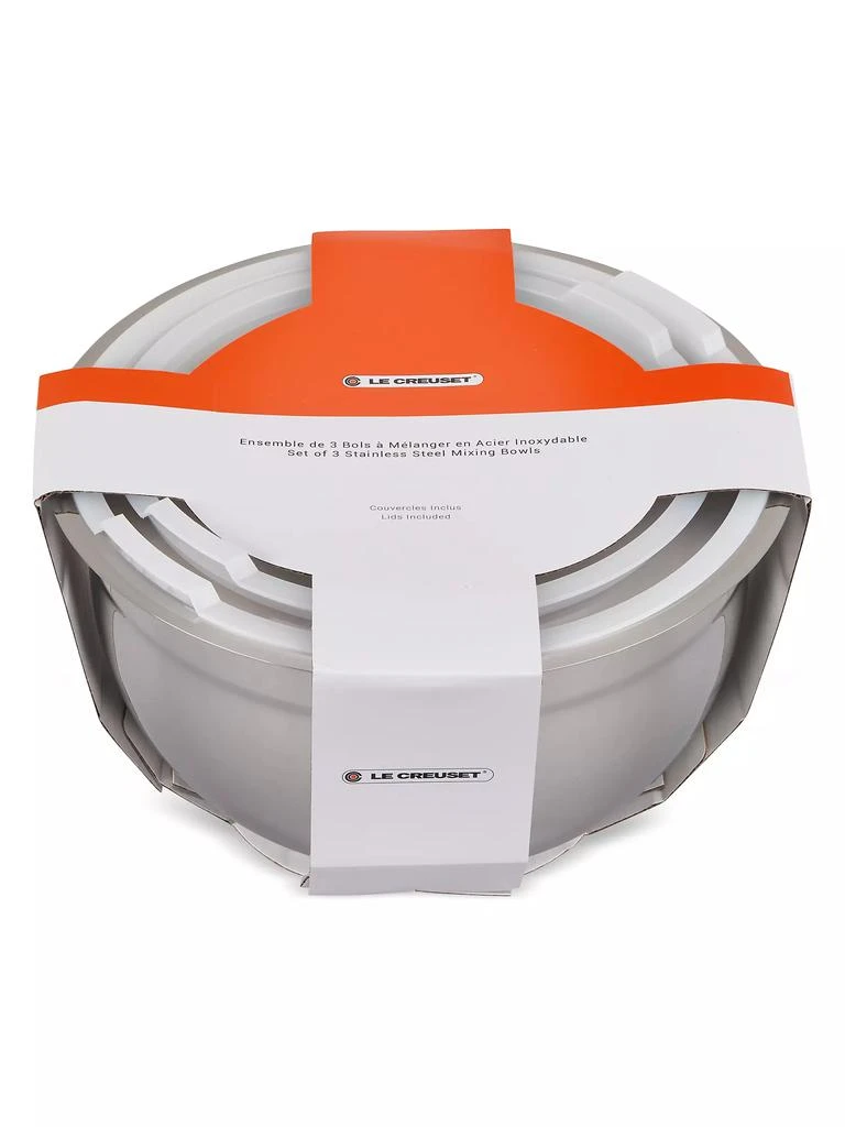 3-Piece Stainless Steel Mixing Bowl Set 商品