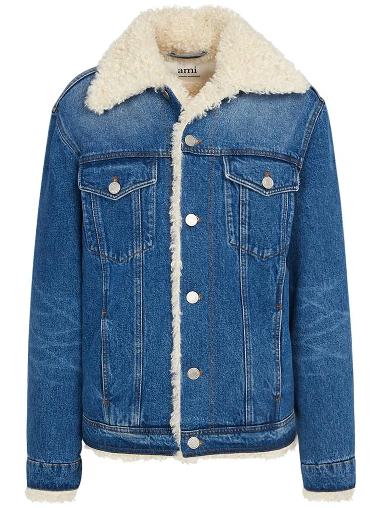 商品AMI|Trucker Cotton Denim Jacket,价格¥2179,第1张图片