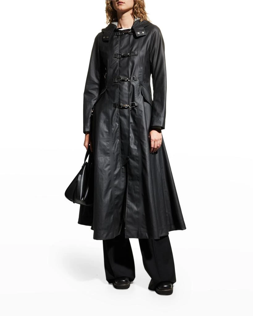 商品Gabriela Hearst|Coleman Long Coat w/ Detachable Hood,价格¥7197,第3张图片详细描述