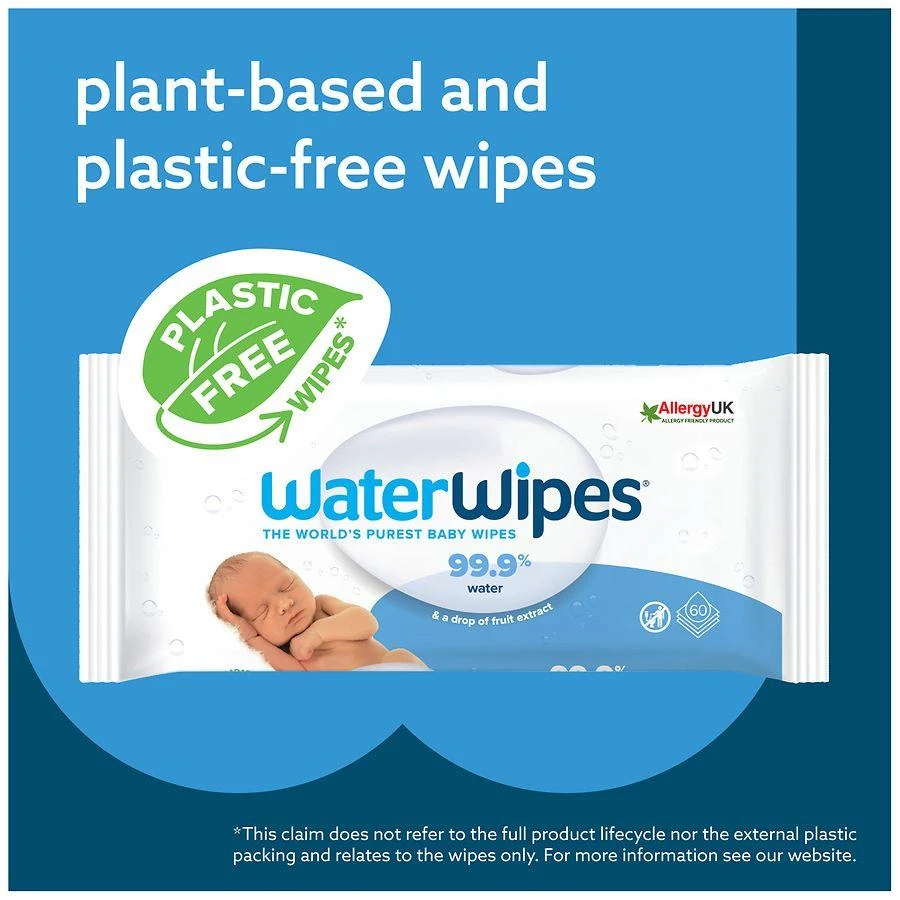 商品WaterWipes|Original 99.9% Water Based Baby Wipes Unscented,价格¥121,第5张图片详细描述