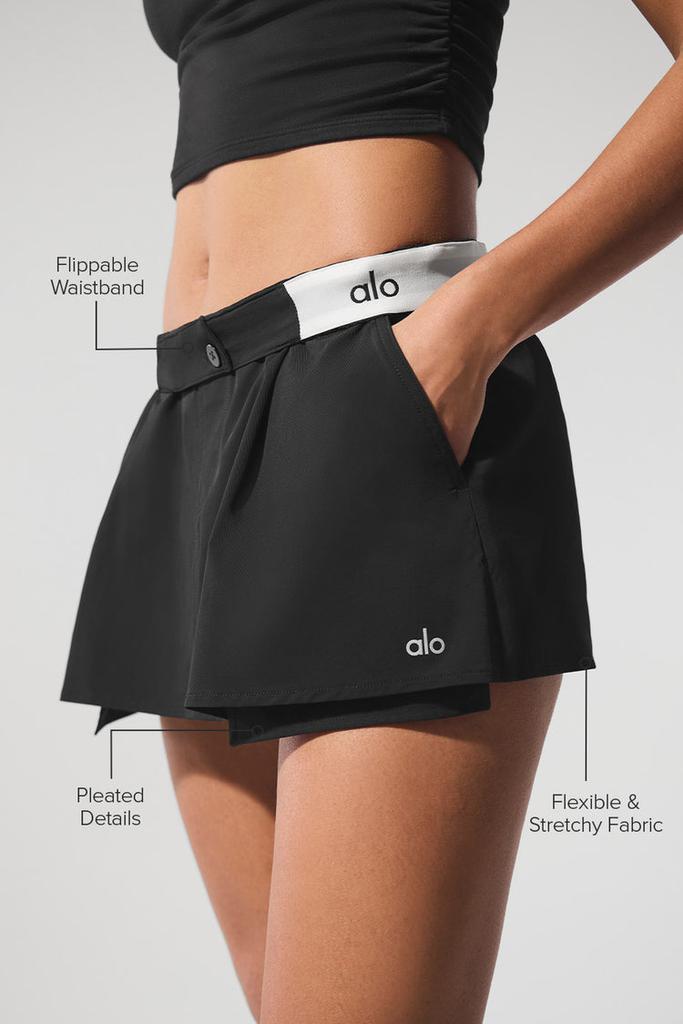 Alo Flip It Mini Skort - Black - Dresses & Skirts - Free Shipping