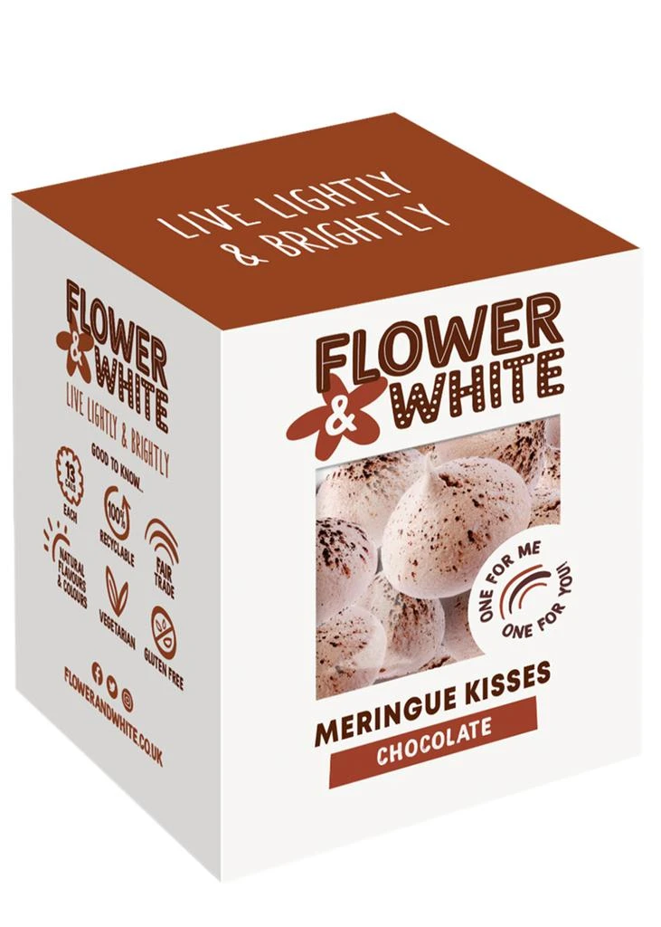 商品Flower & White|Chocolate Meringue Kisses 75g,价格¥43,第1张图片