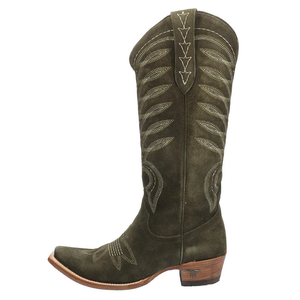 商品LANE|Squash Blossom Embroidery Snip Toe Cowboy Boots,价格¥2562,第3张图片详细描述